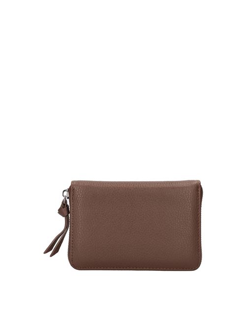 Portafoglio in pelle REBELLE | BASIC-M ZIP AROUNDNOCE DI COCCO